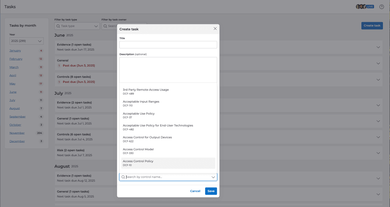 recurring tasks screenshot 1